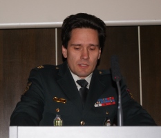 Major magister Zvezdan Markovič, Vojaški muzej v Kadetnici v Mariboru, je orisal vojaško življenje Rudolfa Badjure.