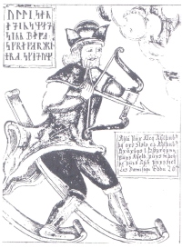 Bog smučanja Ull, za katerega so nekateri napačno sklepali, da je Odinov sin Pesnitev Edda Olafurja Brynjufsoonsa, 1760, opeva le boga brez očeta.