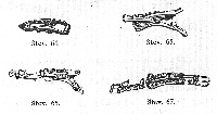  Različne vrste togih kovinskih zapenjalcev za usnjene petne stremenice, ki so jih razvili v Skandinaviji in v alpskem svetu (1932).