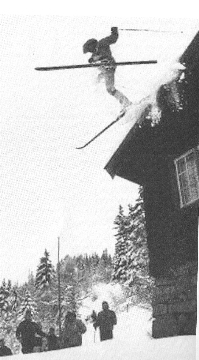  »Sondre Norheim« v filmu o njegovem življenju skače preko strehe.