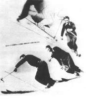 Francoz, svetovni smučarski prvak v alpskem smučanja leta 1937 je povabil k sebi istega leta kralja slaloma iz 1935 Avstrijca Toni Seelosa ter prijatelja Paula Gignouxa, ki so na snegu izumili francosko vrtilno tehniko, z vrhunsko ruado (na sliki) za tekmovanja v salalomu na strmih pobočjih in za vrhunske smučarje.