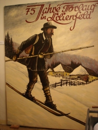  Plakat 75 let slaloma v Lilienfeldu. 