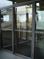  Vhod v smučarski muzej v Lahtiju, po finsko hiihtomuseo.