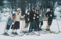  Razširjena Skupina Edmunda Čibeja na Veliki planini 16. 3. 2003 na tekmi Šinkel.