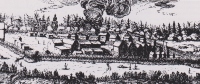  Ruska in švedska vojska sta leta 1648 v ruski Glebovi podpisali mirovni sporazum, ki je končala 30 letno vojno in Bločani so se mirno vrnili domov (ruska gravura, ki kaže Švede na smučeh v Glebovi). 