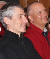  Andrej Terčelj in Roman Šturm med predstavitvijo slovarja 23. 2. 2012 (in sledijo  še druge slike s te predstavitve)