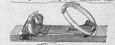  Avstroogrski poročnik Georg Bilgeri je izumil po letu 1900 kovinsko vez. Spredaj je bil prečno stavljena okrogli zaprti tulec z notranjo vzmetjo, ki se je ob dvigu pete med hojo ali krmarjenjem po bregu napela in preprečila, da bi prednji del čevlja zdrsnil iz čeljusti.  