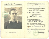 Še ena izkaznica iz leta 1939 Jugoslovanske zimsko športne zveze člana Rada Isteniča. Številki izkaznic istega člana iz leta 1936 in 1939 sta enaki – 197.