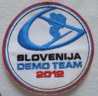 Našitek člana demonstratorske skupine Združenja učiteljev in trenerjev smučanja Slovenije (2012).