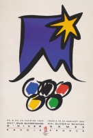 Plakat 1992 (Olimpijski muzej, Lausanne, Švica).