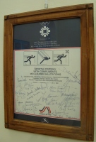 Avtogrami vseh Jugoslovanov z olimpijskih iger Sarajevo 1984.