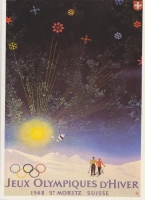  Češkoslovaško smučarsko moštvo na olimpijskih igrah 1928 v St. Moritzu.   