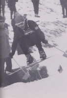  Avstrijec Egon Zimmermann, zlato v smuku (Innsbruck, 1964).